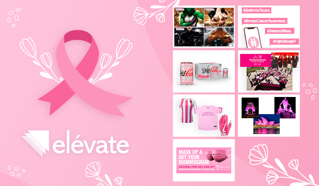 Campañas de publicidad que visibilizan la lucha contra el cáncer de mama